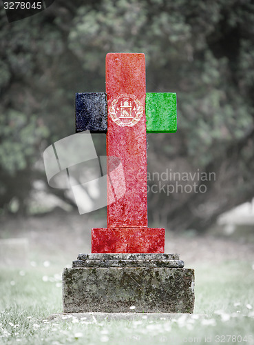 Image of Gravestone in the cemetery - Afghanistan