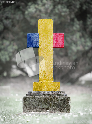 Image of Gravestone in the cemetery - Romania