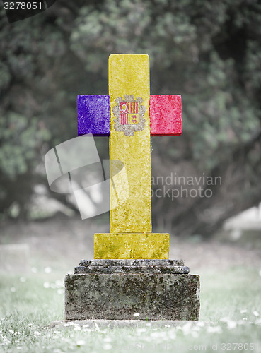 Image of Gravestone in the cemetery - Andorra