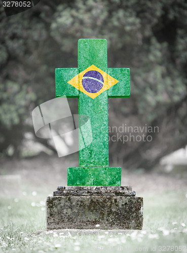 Image of Gravestone in the cemetery - Brazil