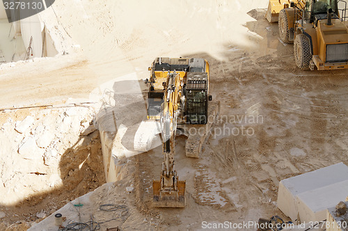 Image of White marble quarry