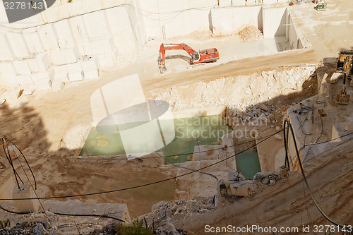 Image of White marble quarry