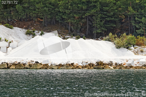 Image of Thassos white marble quarry