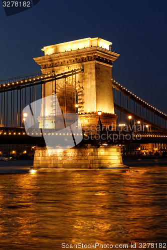 Image of Budapest at night