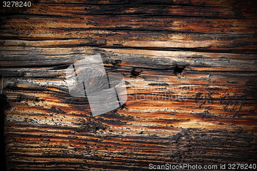Image of beautiful texture of old spruce plank
