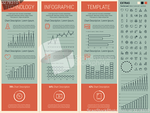 Image of Technology Infographic Elements