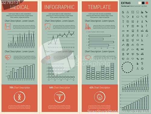 Image of Medical Infographic Template.