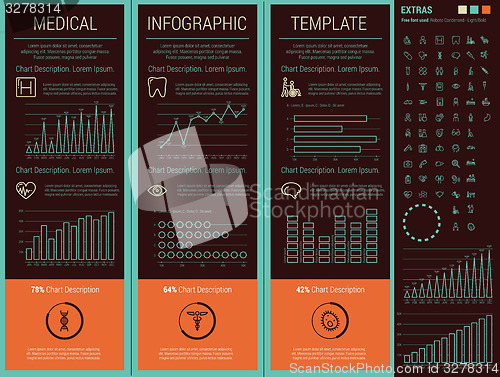 Image of Medical Infographic Template.