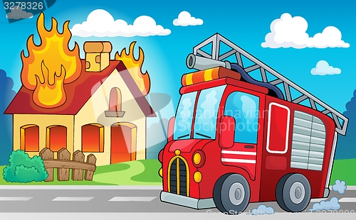 Image of Fire truck theme image 3