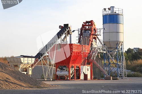 Image of Concrete mixing plant