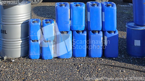 Image of Plastic barrels