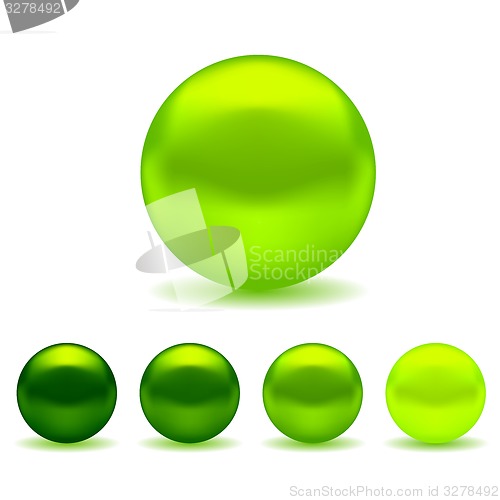 Image of Exotic Green Pearls 