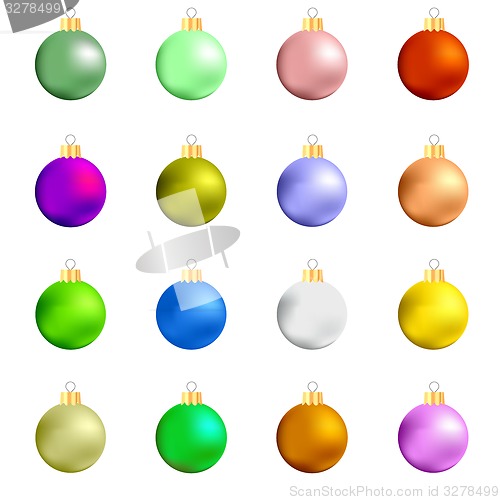 Image of Colorful Glass Balls Collection