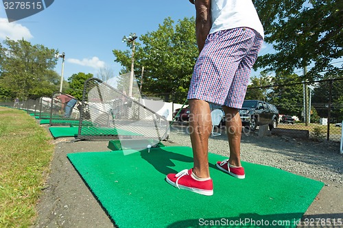 Image of Driving Range Golfer