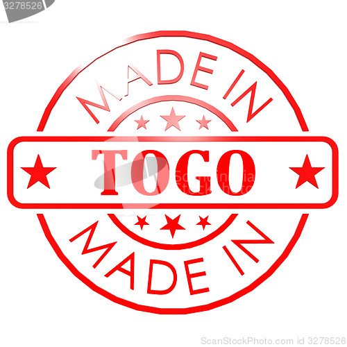 Image of Made in Togo red seal