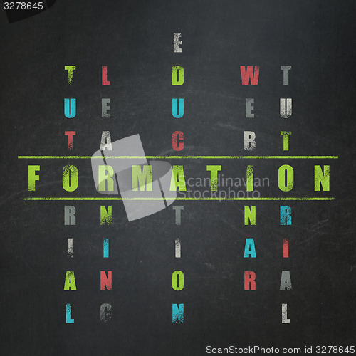 Image of Learning concept: word Formation in solving Crossword Puzzle