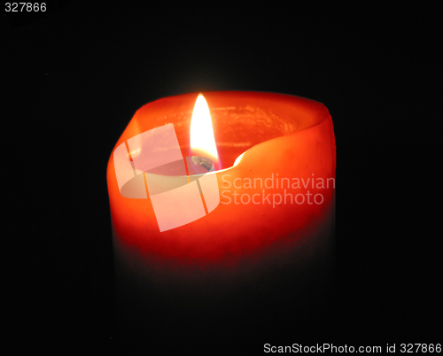 Image of Burning candle
