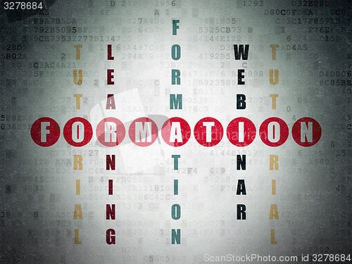 Image of Learning concept: word Formation in solving Crossword Puzzle