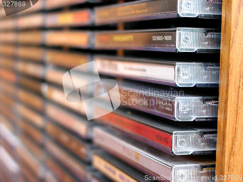 Image of Music cd stack