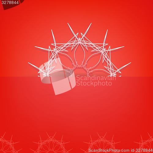 Image of Red Geometric Pattern