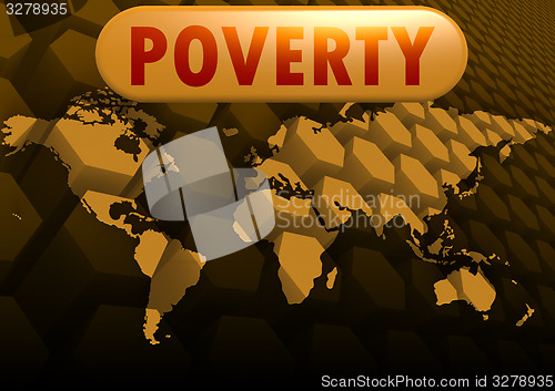 Image of Poverty world map