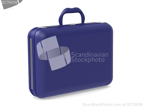 Image of Blue briefcase