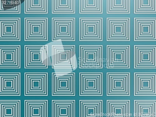 Image of Blue square pattern