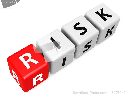 Image of Red risk buzzword