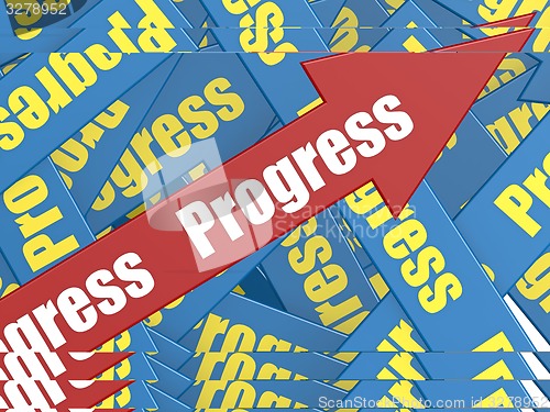 Image of Progress arrow