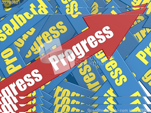 Image of Progress arrow