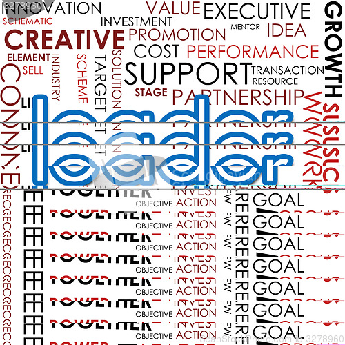 Image of Leader word cloud