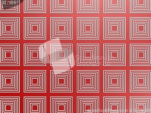 Image of Red square pattern