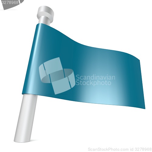 Image of Blue flag