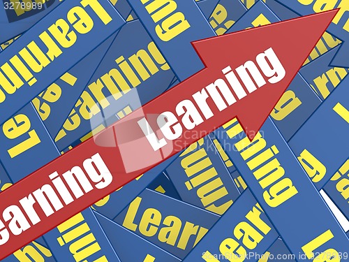 Image of Learning arrow