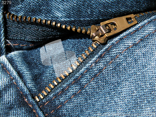 Image of pants zipper