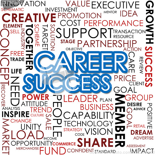 Image of Career success word cloud