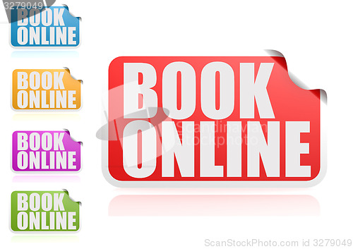 Image of Book online label set