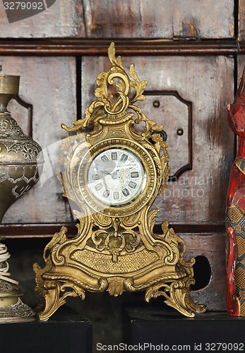 Image of Antique Gold Clock