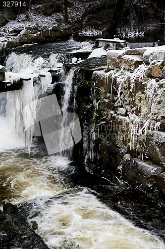 Image of Wild and wet waterfall