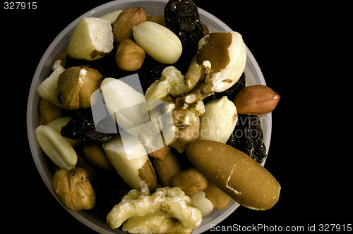 Image of bowl of fruit and nuts