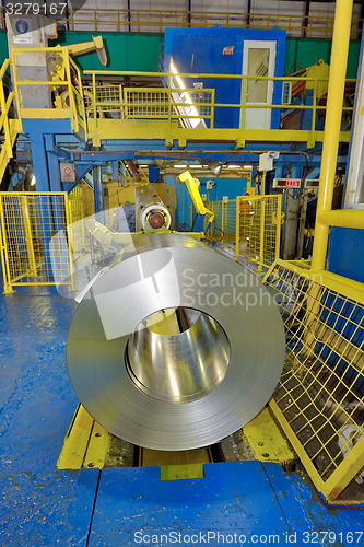 Image of roll of steel sheet