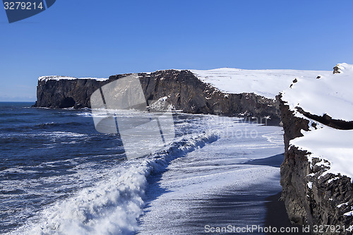 Image of Peninsula Dyrhólaey in south Iceland