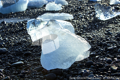 Image of Ice floes at glacier lagoon Jokulsarlon