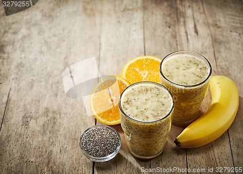 Image of Healthy smoothie with chia seeds