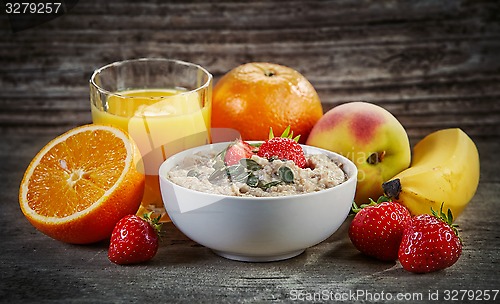 Image of Healthy breakfast ingredients