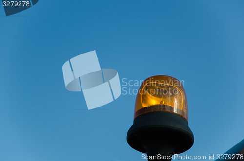 Image of Orange warning lamp