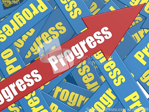 Image of Progress arrow