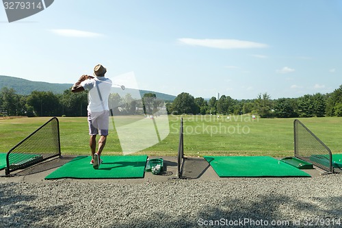 Image of Golf at the Driving Range