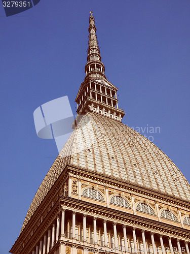 Image of Retro look Mole Antonelliana Turin