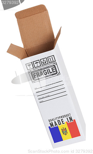 Image of Concept of export - Product of Moldova